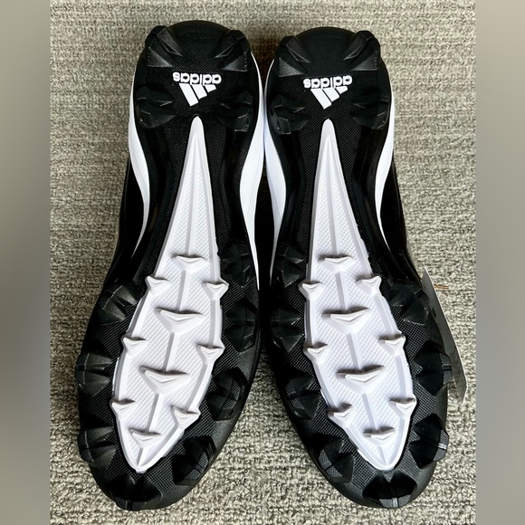 Adidas Women's PureHustle 3 Molded Black Softball Cleats 12US Size NWB - Picture 9 of 12